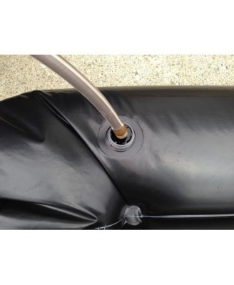 Barrière anti-inondation réutilisable et facile à mettre en place.