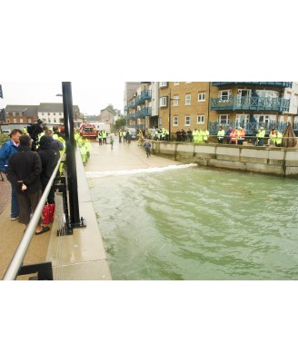 Protégez une maison contre les inondations : sacs et boudins Floodsax