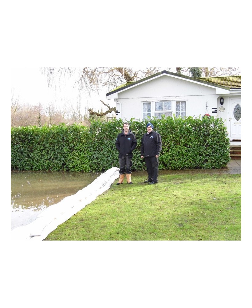 Protégez une maison contre les inondations : sacs et boudins Floodsax