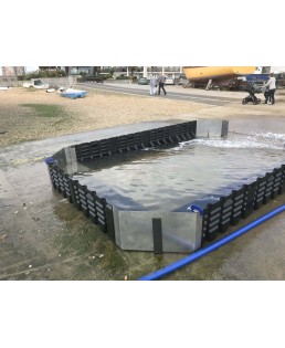Barrière anti-inondations modulaire FloodFence - Orisques.com