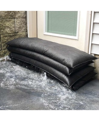 25 sacs JUMBO Anti Inondations QuickDam : absorbent et retiennent l'eau.