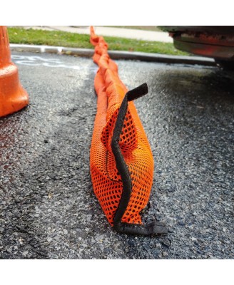 10 Boudins Haute Visibiliité Pro Orange anti-inondations Quickdam 3m