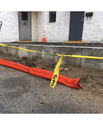 10 Boudins Haute Visibiliité Pro Orange anti-inondations Quickdam 3m